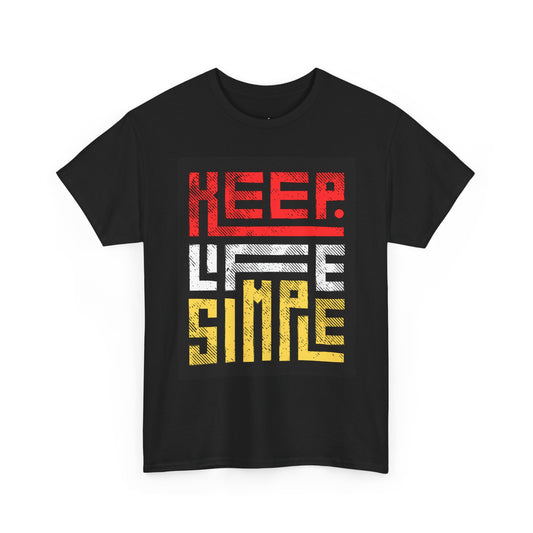 Keep Life Simple | Minimalist Inspirational Tee