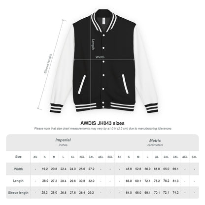 Dragon Graphic Letterman Jacket | Varsity Streetwear with Back Dragon Art