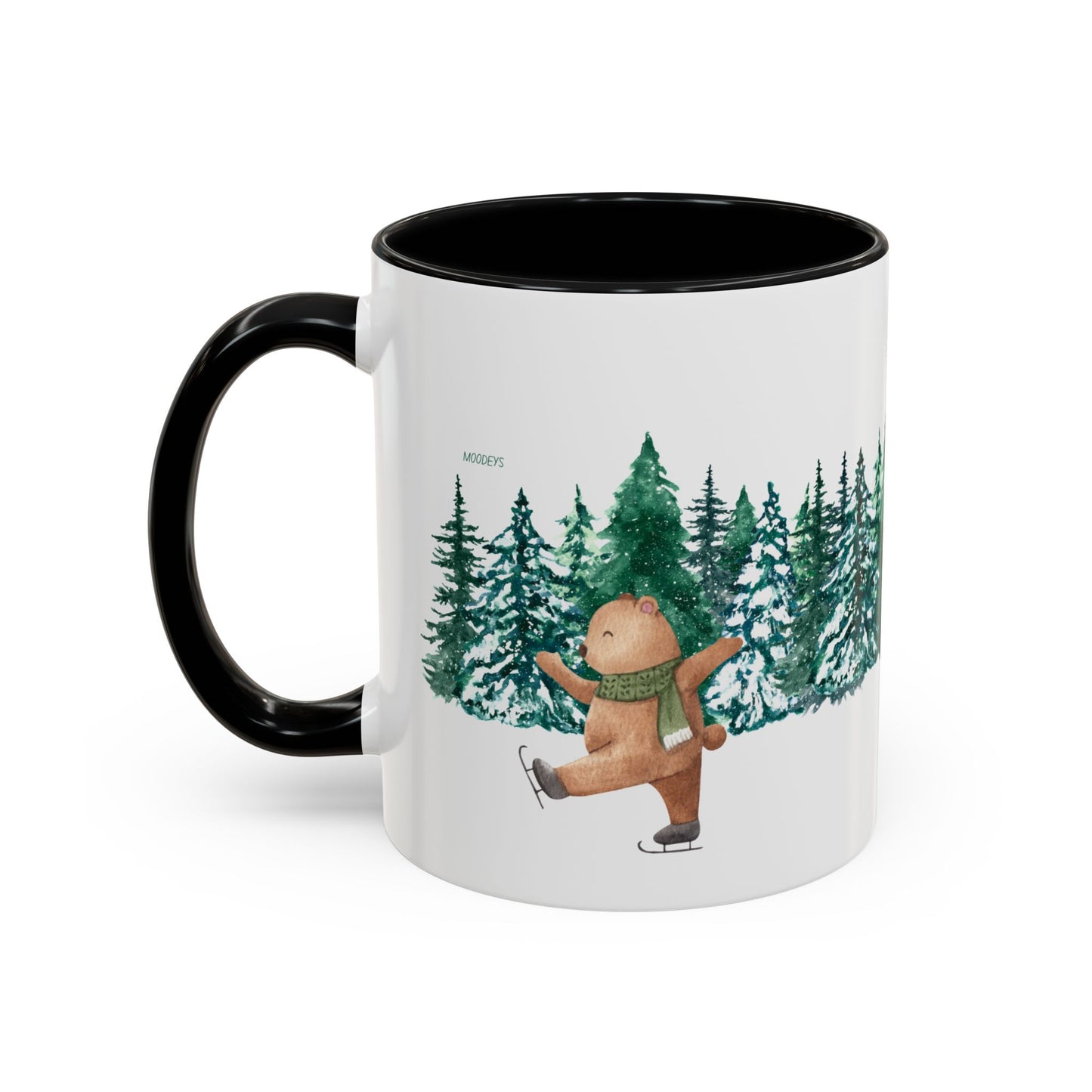 Pine Forest Accent Coffee Mug | Woodland Winter Gift (11/15 oz)