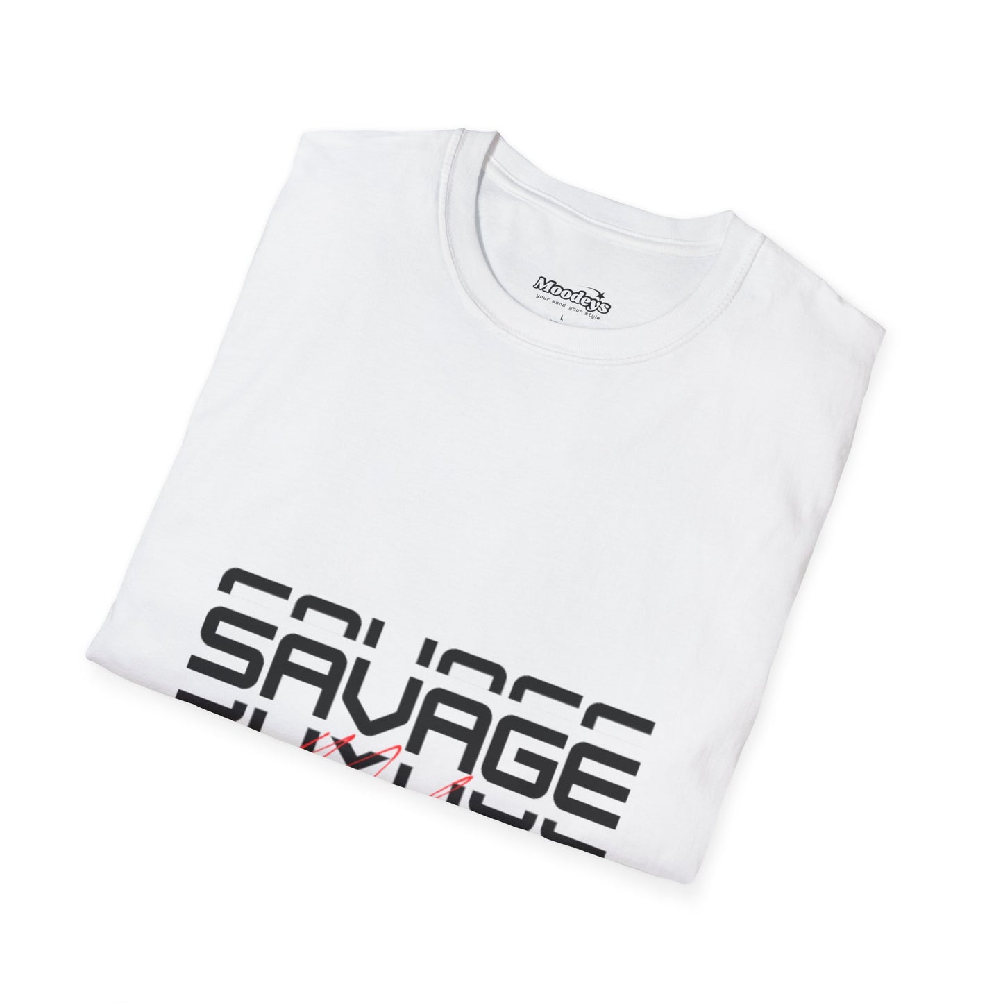 SAVAGE Statement Tee | Minimal Streetwear Cotton Crew
