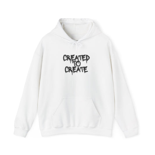 Created to Create Hoodie | Inspirational Artist Graphic Hoodie