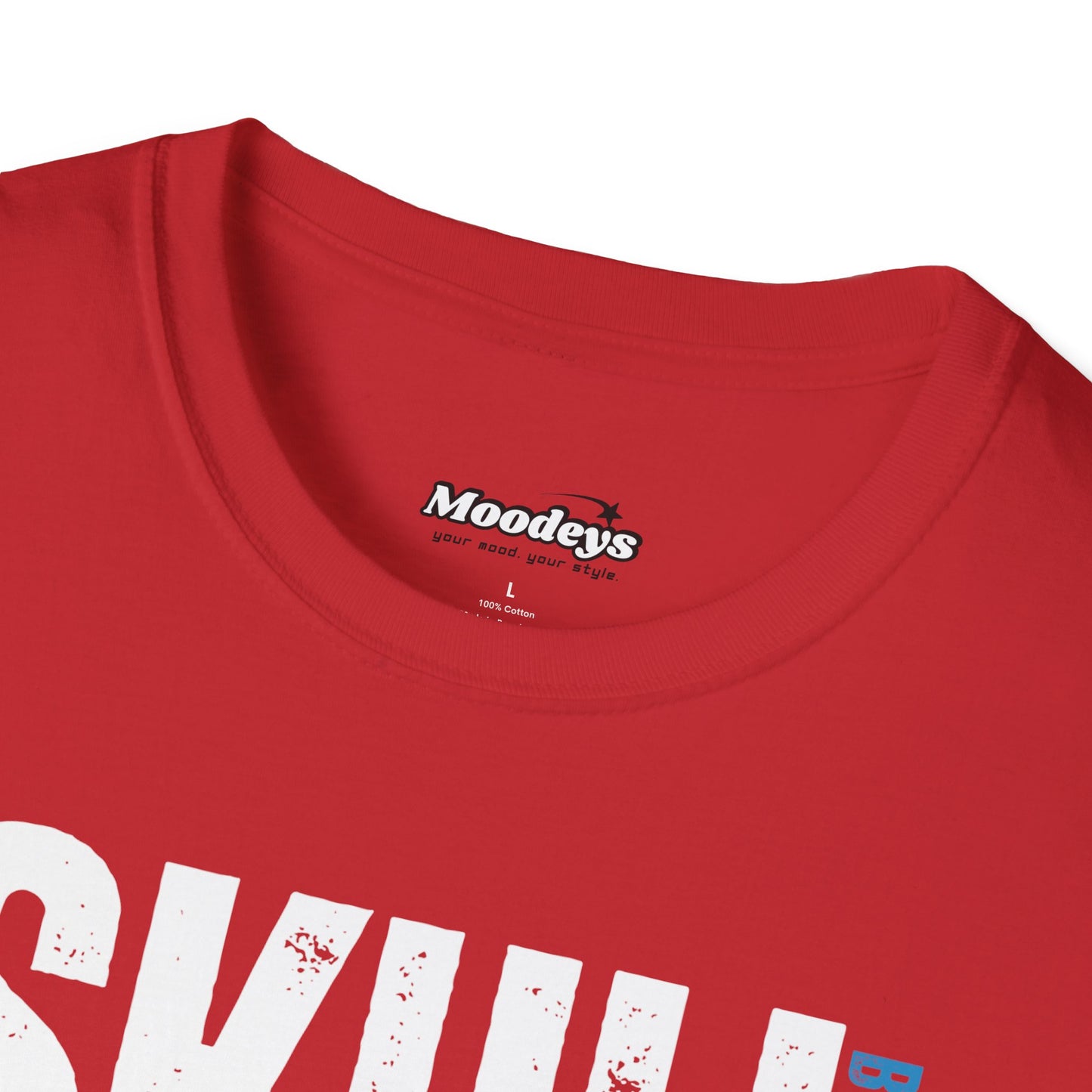 Blue Flame Skull Tee Streetwear | Graphic Cotton T-Shirt for Men & Women