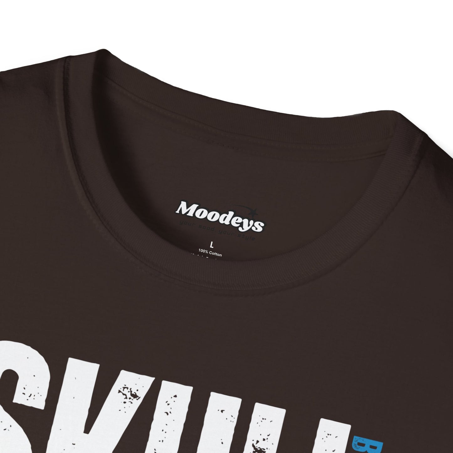 Blue Flame Skull Tee Streetwear | Graphic Cotton T-Shirt for Men & Women