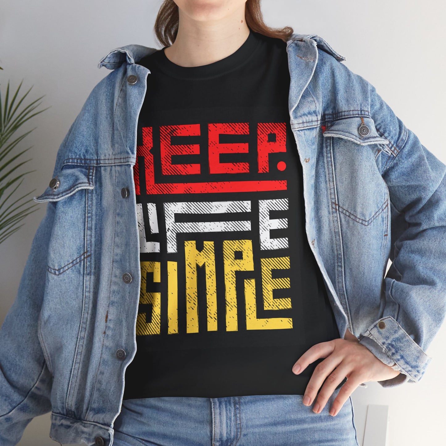 Unisex Keep Life Simple | Minimalist Inspirational Tee