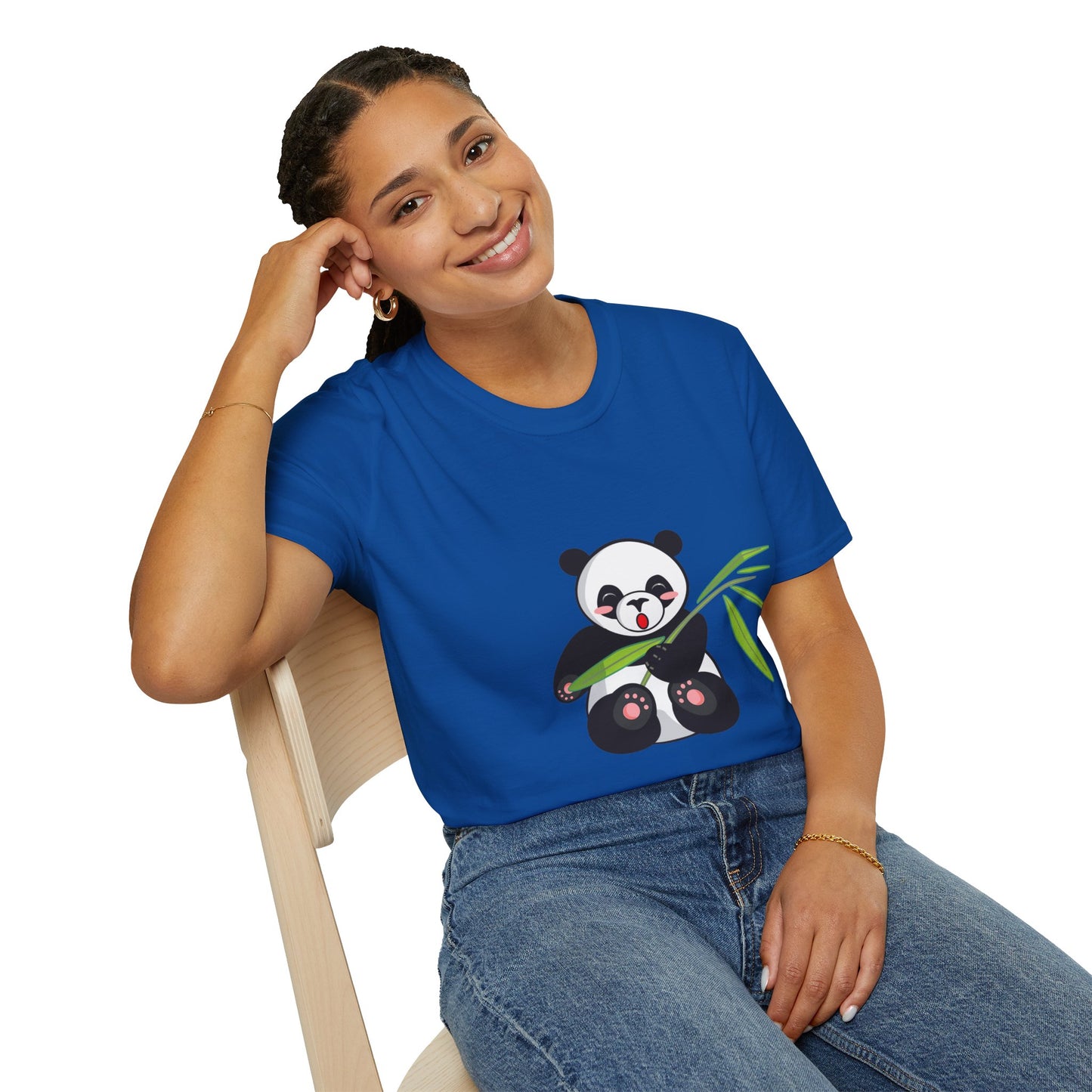 Panda Bliss Tee | Cute Bamboo Panda Cotton T-Shirt for Girls