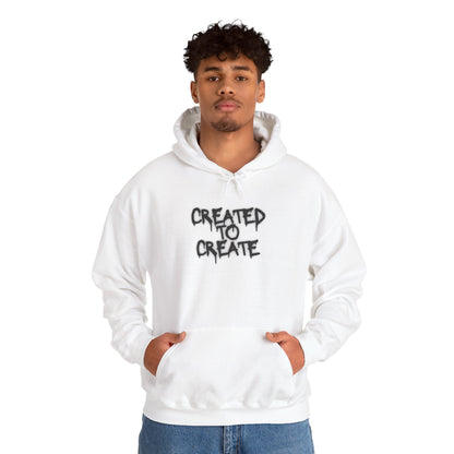 Created to Create Hoodie | Inspirational Artist Graphic Hoodie