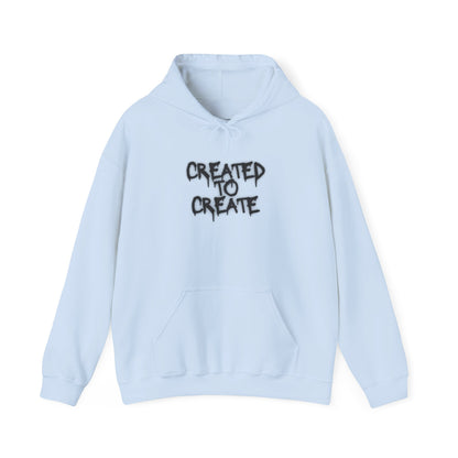 Created to Create Hoodie | Inspirational Artist Graphic Hoodie