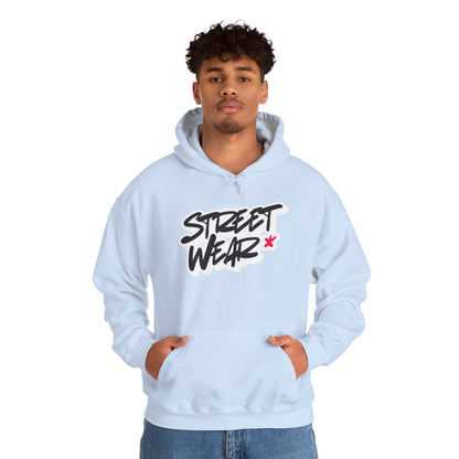 Street Wear Hoodie | Urban Graphic Pullover with “Street Wear” Script