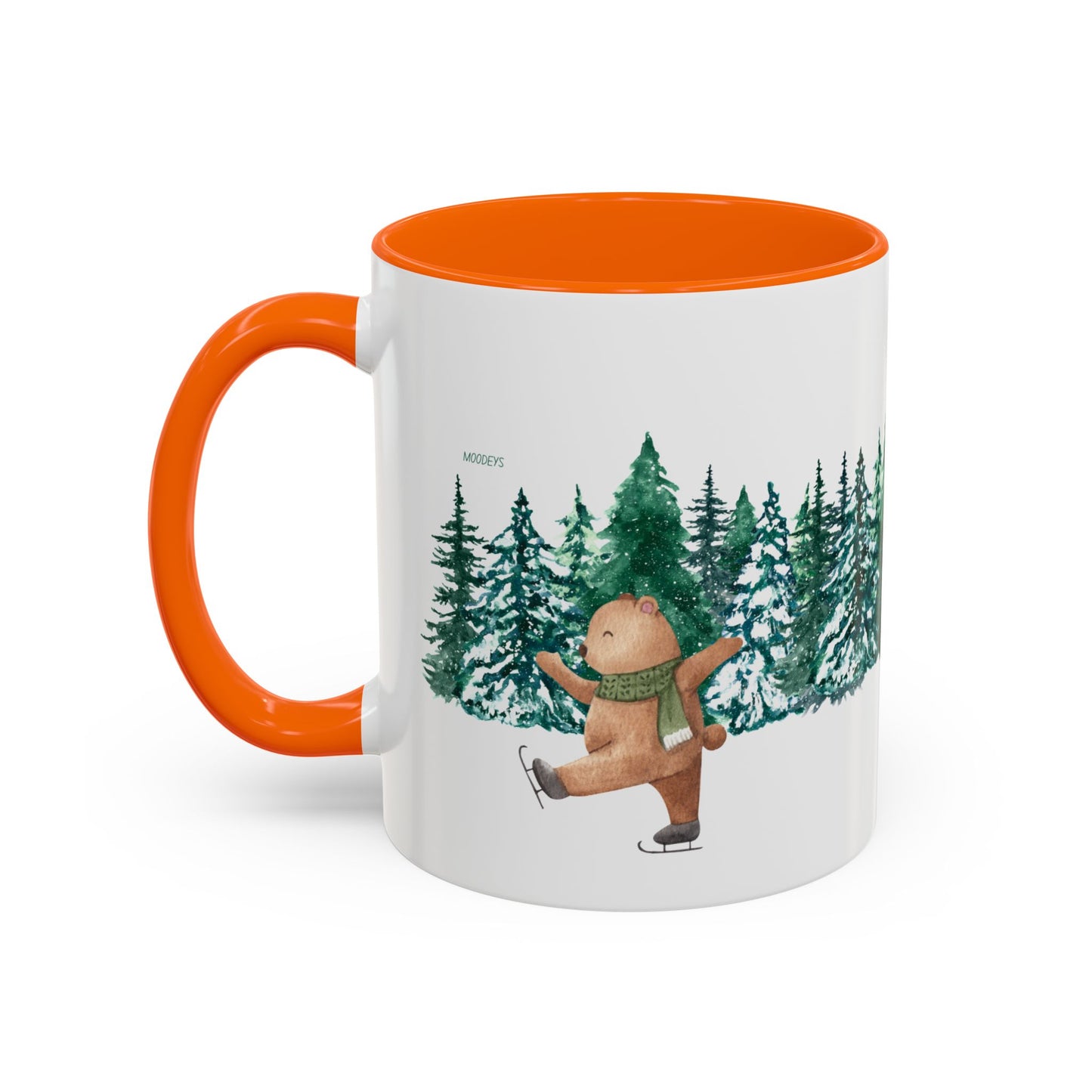 Pine Forest Accent Coffee Mug | Woodland Winter Gift (11/15 oz)