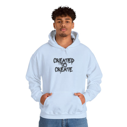 Created to Create Hoodie | Inspirational Artist Graphic Hoodie