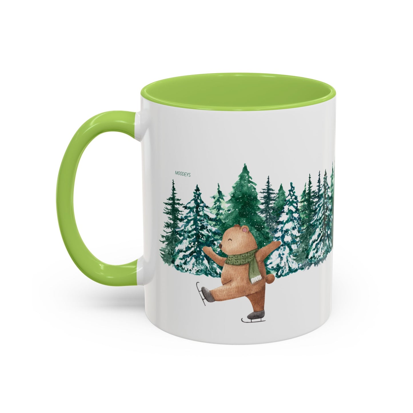 Pine Forest Accent Coffee Mug | Woodland Winter Gift (11/15 oz)