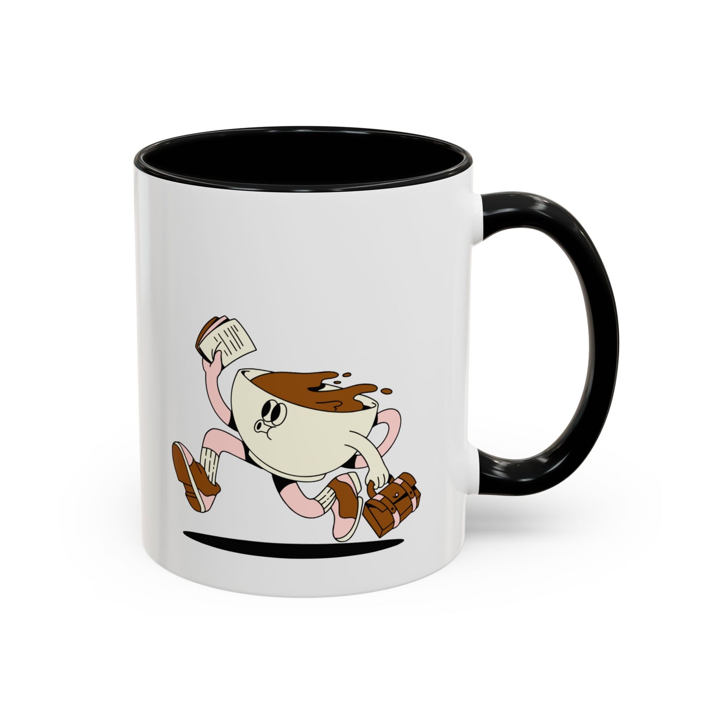 Coffee Mug | “Coffee Makes Me Better” Retro Running Cup Design (11/15 oz)