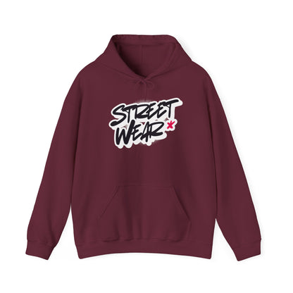 Street Wear Hoodie | Urban Graphic Pullover with “Street Wear” Script