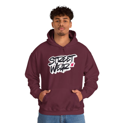 Street Wear Hoodie | Urban Graphic Pullover with “Street Wear” Script