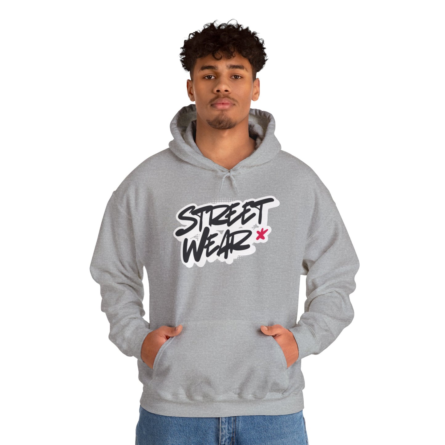 Street Wear Hoodie | Urban Graphic Pullover with “Street Wear” Script