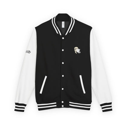 Dragon Graphic Letterman Jacket | Varsity Streetwear with Back Dragon Art